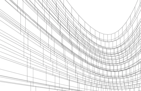 Ausgekleidete Architekturkunst Digitale Tapete — Stockvektor