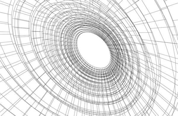 Art Architectural Doublé Papier Peint Numérique — Image vectorielle