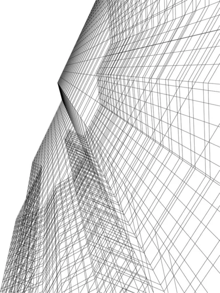 Wyłożona Sztuka Architektoniczna Tapeta Cyfrowa — Wektor stockowy