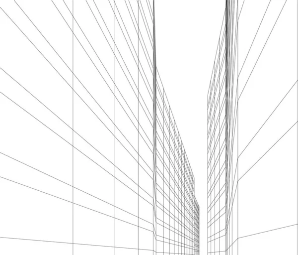 建築美術 デジタル壁紙 — ストックベクタ