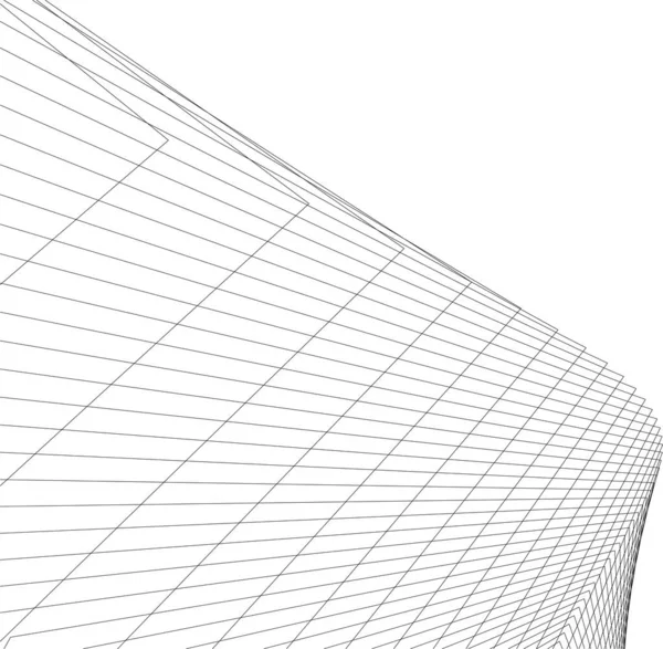 Ausgekleidete Architekturkunst Digitale Tapete — Stockvektor