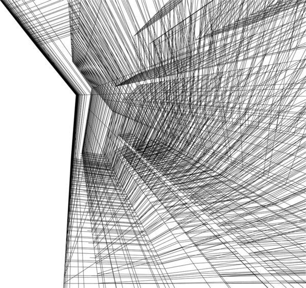 建築美術 デジタル壁紙 — ストックベクタ