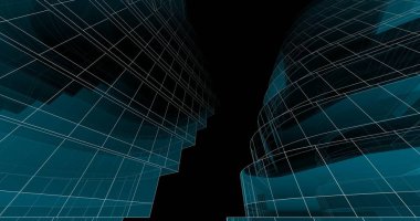 soyut mimari sanat, dijital duvar kağıdı