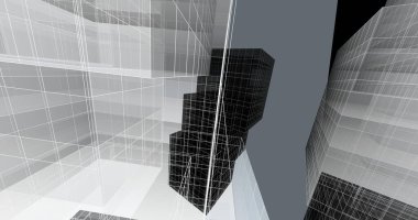 3D mimari sanat, dijital duvar kağıdı