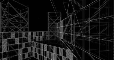 3D mimari sanat, dijital duvar kağıdı