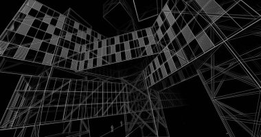 3D mimari sanat, dijital duvar kağıdı