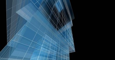 soyut mimari sanat, dijital duvar kağıdı