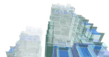 3D mimari sanat, dijital duvar kağıdı