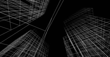 soyut mimari sanat, dijital duvar kağıdı