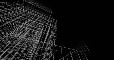 soyut mimari sanat, dijital duvar kağıdı