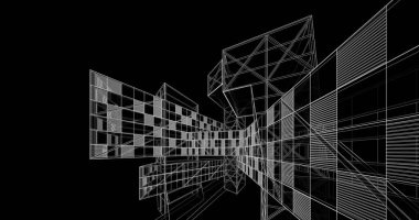 3D mimari sanat, dijital duvar kağıdı