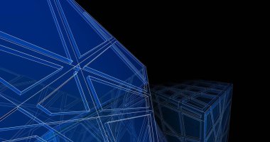 3D mimari sanat, dijital duvar kağıdı