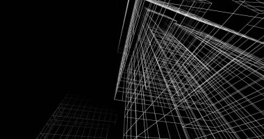 soyut mimari sanat, dijital duvar kağıdı