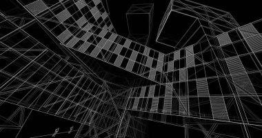 3D mimari sanat, dijital duvar kağıdı