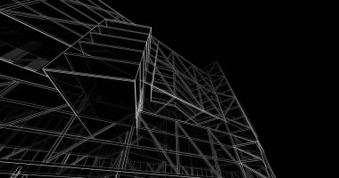 3D mimari sanat, dijital duvar kağıdı