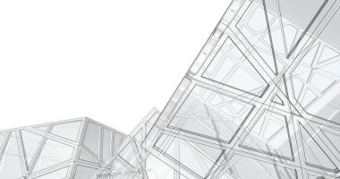 3D mimari sanat, dijital duvar kağıdı