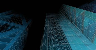 3D mimari sanat, dijital duvar kağıdı