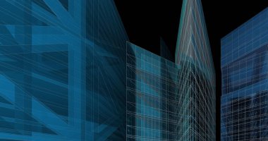 3D mimari sanat, dijital duvar kağıdı