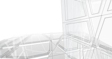 3D mimari sanat, dijital duvar kağıdı