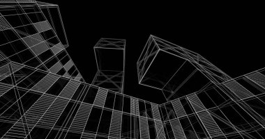 3D mimari sanat, dijital duvar kağıdı