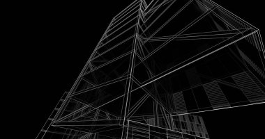 3D mimari sanat, dijital duvar kağıdı