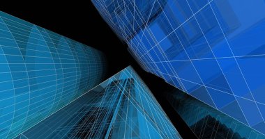 3D mimari sanat, dijital duvar kağıdı