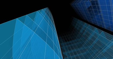 3D mimari sanat, dijital duvar kağıdı