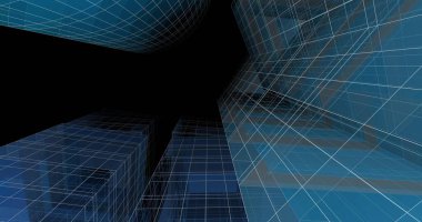 3D mimari sanat, dijital duvar kağıdı