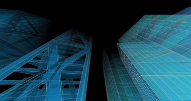 3D mimari sanat, dijital duvar kağıdı