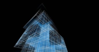 soyut mimari sanat, dijital duvar kağıdı