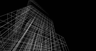 soyut mimari sanat, dijital duvar kağıdı