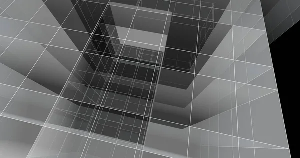 Architectural Art Digital Wallpaper — Stock Photo, Image