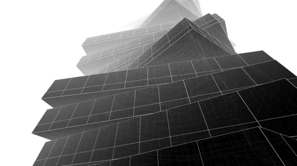 Art Architectural Papier Peint Numérique — Photo