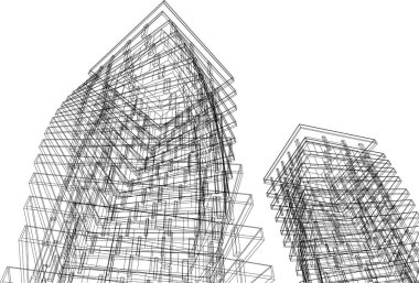 soyut mimari sanat, dijital duvar kağıdı