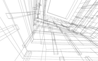 soyut mimari sanat, dijital duvar kağıdı