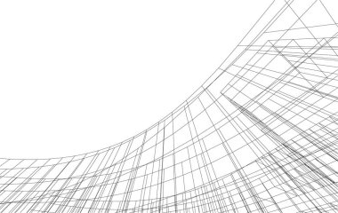 soyut mimari sanat, dijital duvar kağıdı