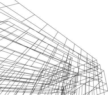 soyut mimari sanat, dijital duvar kağıdı