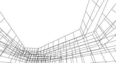 soyut mimari sanat, dijital duvar kağıdı