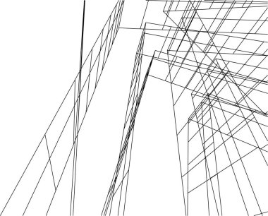 soyut mimari sanat, dijital duvar kağıdı