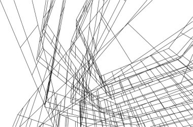 soyut mimari sanat, dijital duvar kağıdı