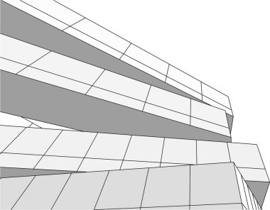 soyut mimari sanat, dijital duvar kağıdı