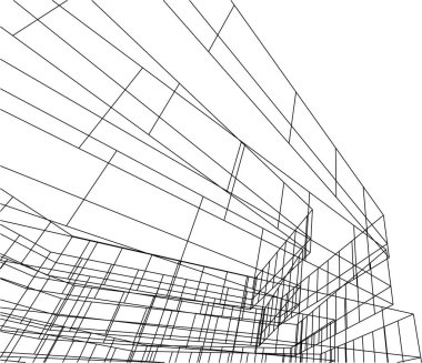 soyut mimari sanat, dijital duvar kağıdı