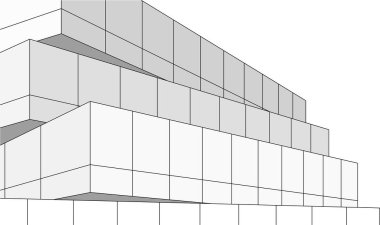 soyut mimari sanat, dijital duvar kağıdı