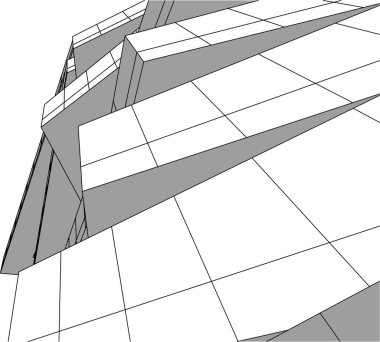 soyut mimari sanat, dijital duvar kağıdı