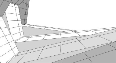 soyut mimari sanat, dijital duvar kağıdı