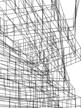 soyut mimari sanat, dijital duvar kağıdı