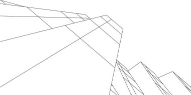 soyut mimari sanat, dijital duvar kağıdı