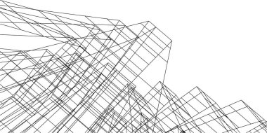 soyut mimari sanat, dijital duvar kağıdı