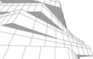 soyut mimari sanat, dijital duvar kağıdı