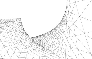 soyut mimari sanat, dijital duvar kağıdı